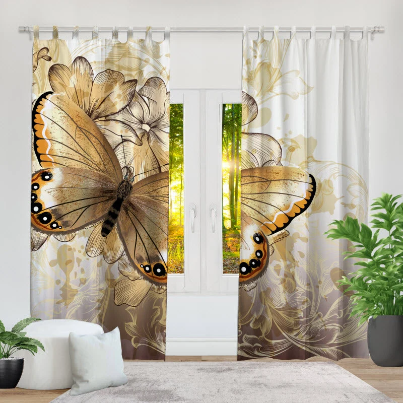 Fotovorhang "Abstrakt Schmetterling"