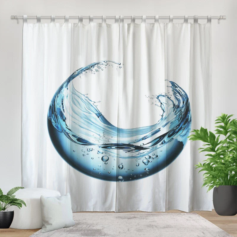 Fotovorhang "Kugel aus Wasser"