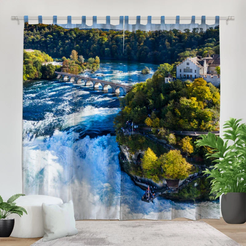 Fotovorhang "Rheinfall in der Schweiz"