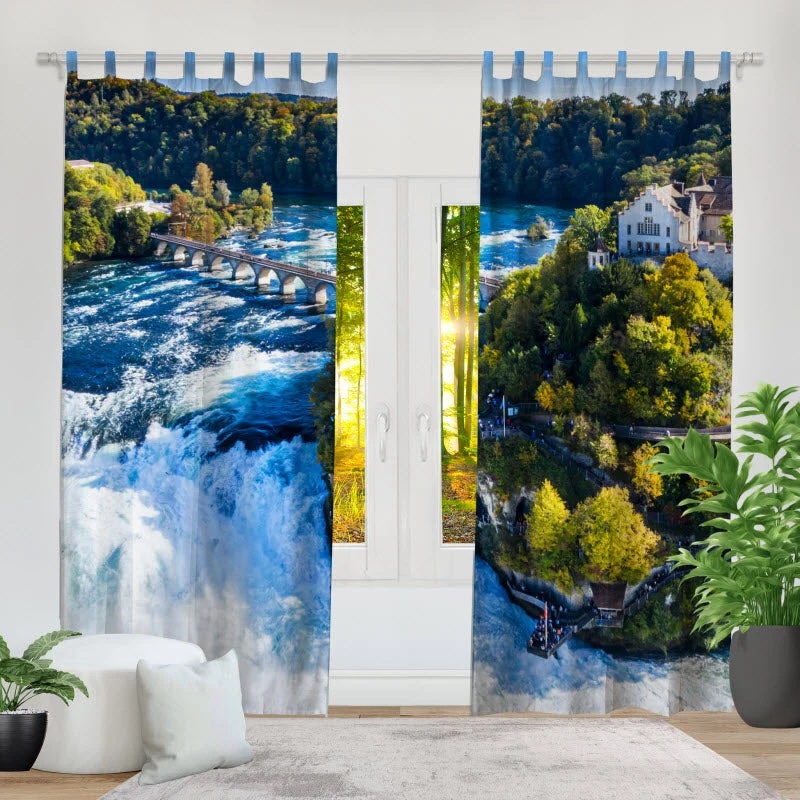 Fotovorhang "Rheinfall in der Schweiz"