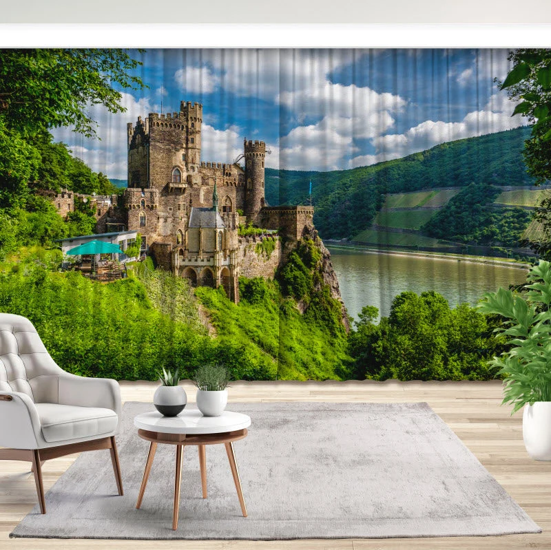Fotovorhang "Burg Rheinstein"