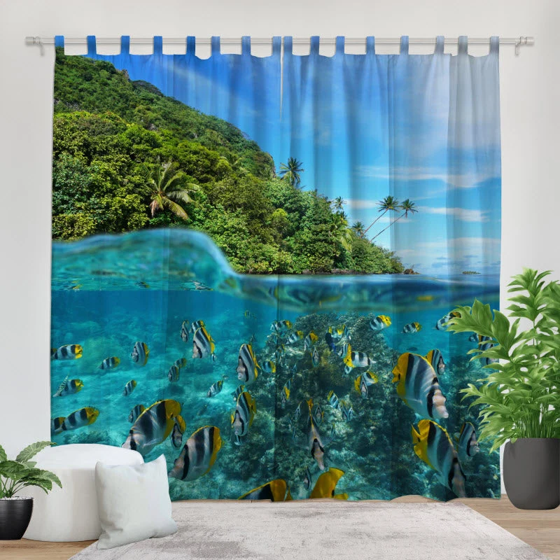 Fotovorhang "Huahine Unterwasser"