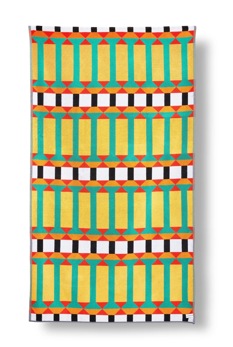 Beach Towel "Beach 1" by George Sowden - XL 100% Cotton