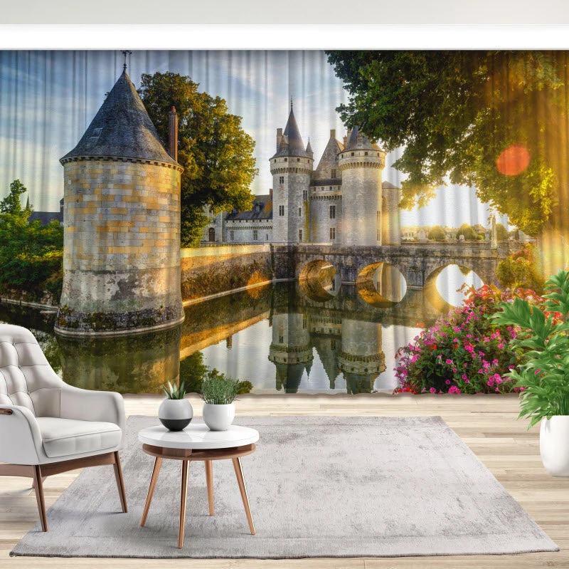 Fotovorhang "Schloss Loire Tal"