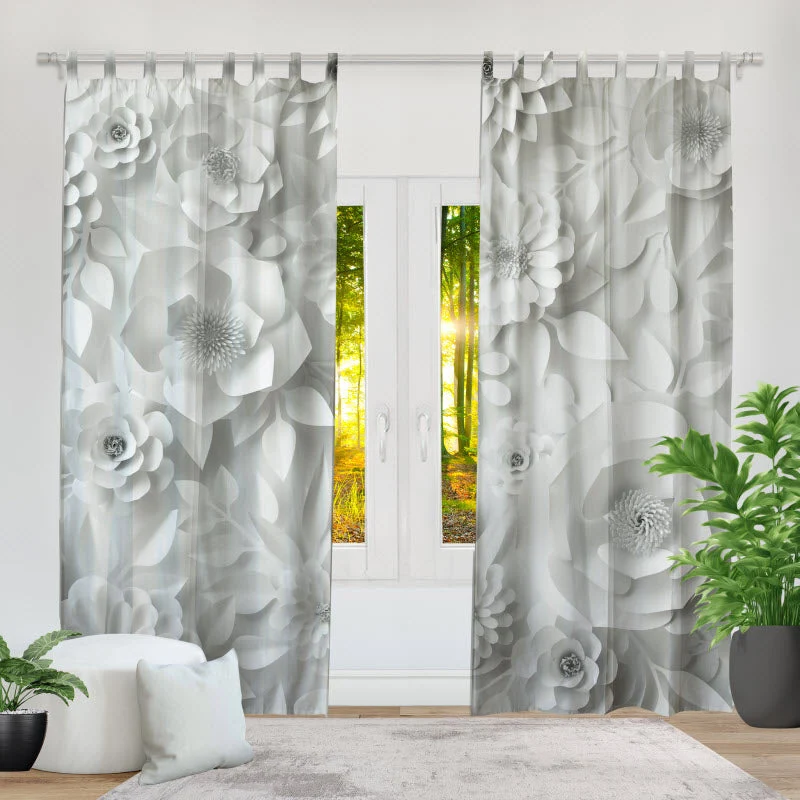 Fotovorhang "3D Rosen"