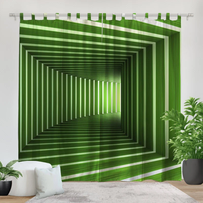 Fotovorhang "Grüner Tunnel"