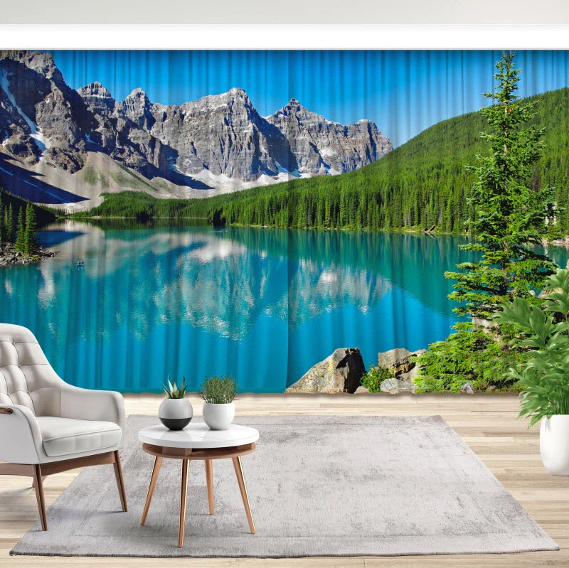 Fotovorhang "Fluss Louise in Kanada"