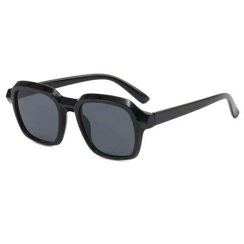 Dame kvadratisk solbrille med stilige rammer Luvikno