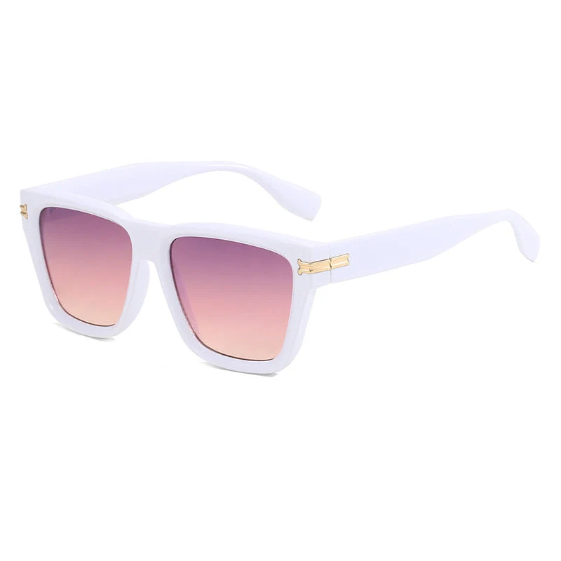 Dame Firkantet Designer Solbrille Luvikno