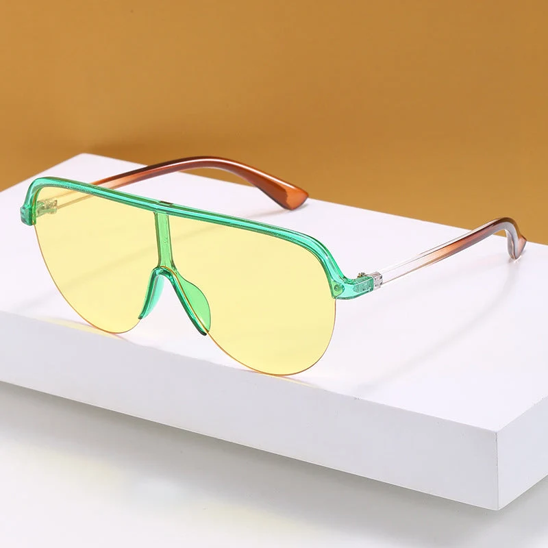 Dame oversized Visir solbrille Luvikno