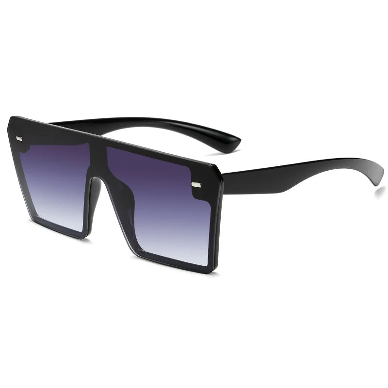 Dame Oversized solbriller i futuristisk design Luvikno