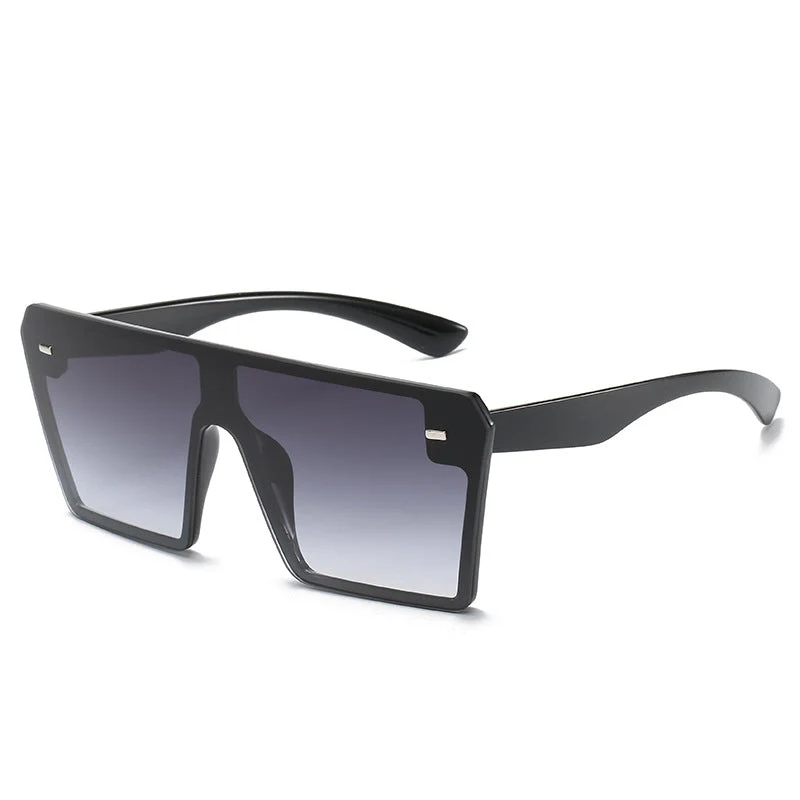 Dame Oversized solbriller i futuristisk design Luvikno