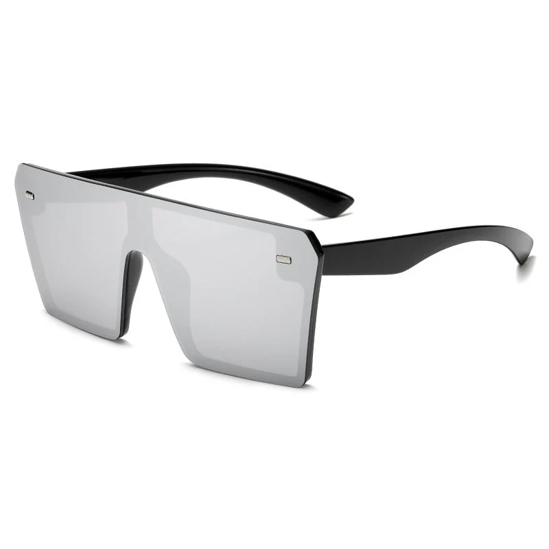 Dame Oversized solbriller i futuristisk design Luvikno