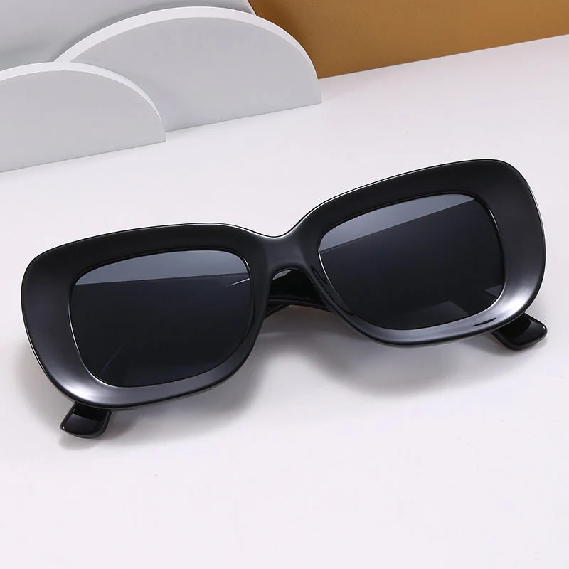 Dame oversized plast solbriller Luvikno