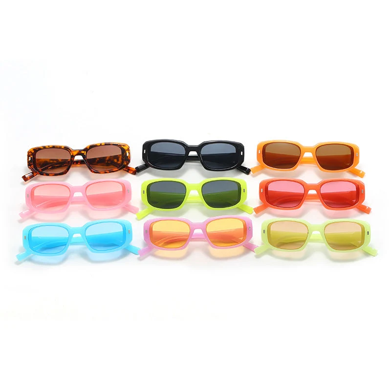 Damer oversized moteriktig solbrille Luvikno