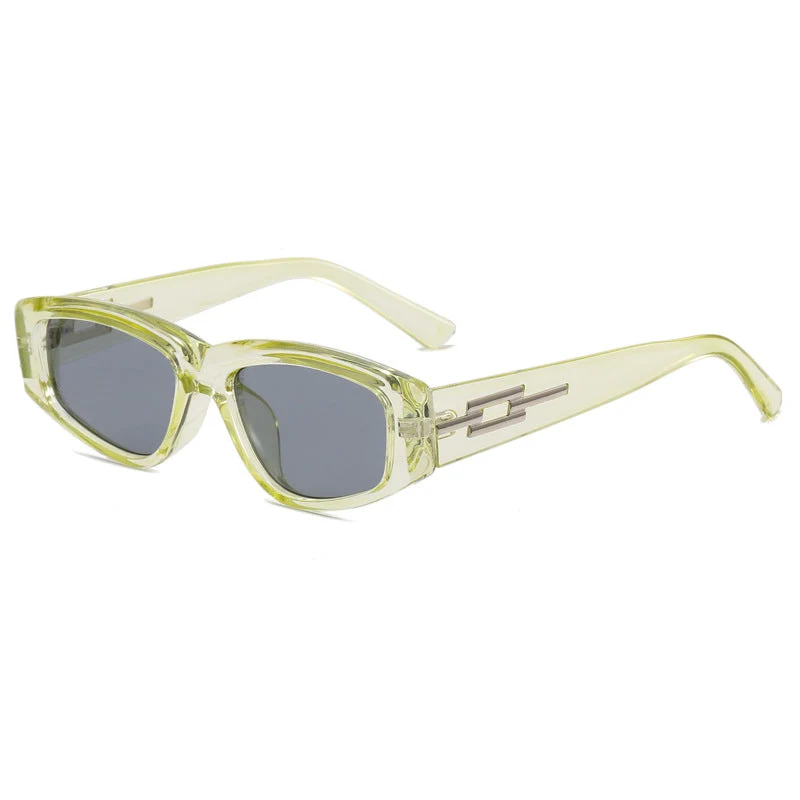 Dame fashion solbrille med elegant rammedekor Luvikno