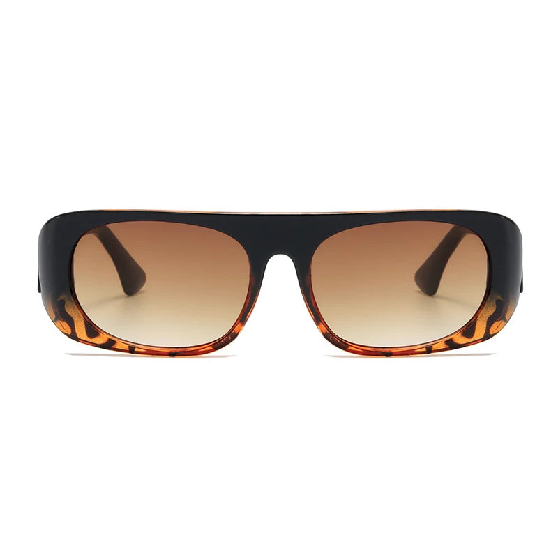Dame moteriktig solbrille i elegant skjolddesign Luvikno