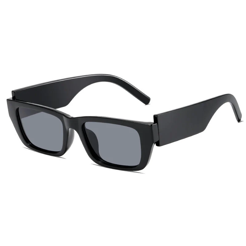 Dame moteriktig rektangulær solbrille i innovativ design Luvikno