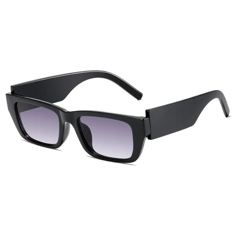 Dame moteriktig rektangulær solbrille i innovativ design Luvikno
