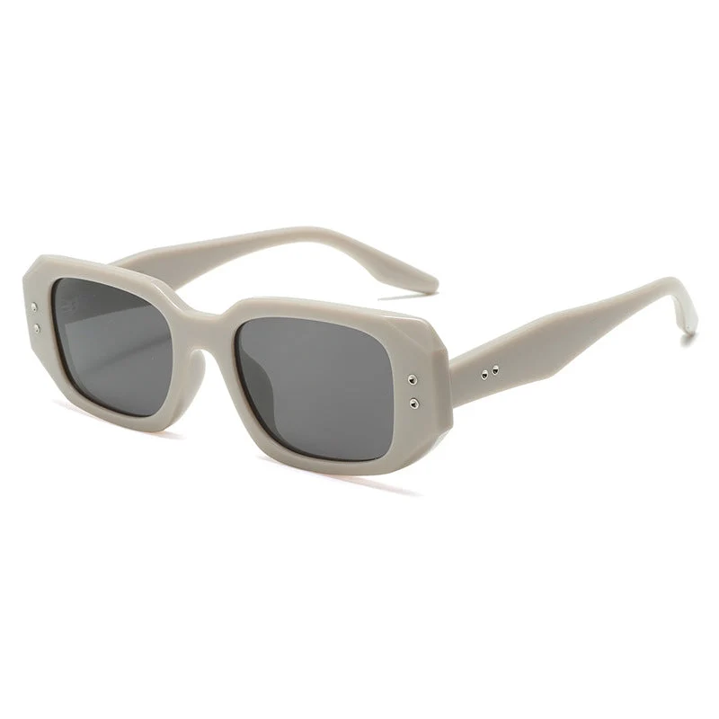 Dame moteriktig oversized solbrille med stilig ramme og UV-beskyttelse Luvikno
