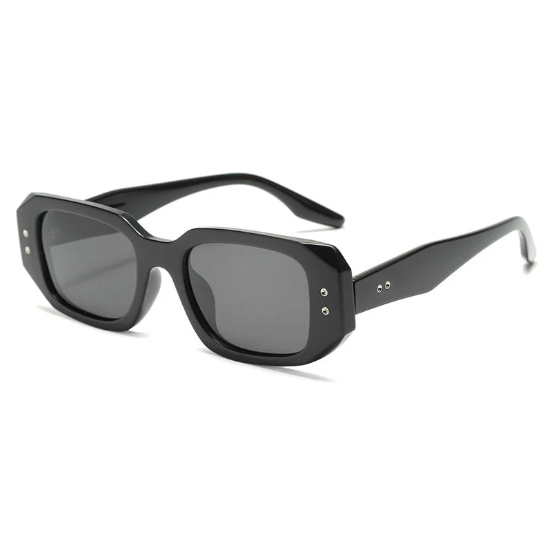 Dame moteriktig oversized solbrille med stilig ramme og UV-beskyttelse Luvikno