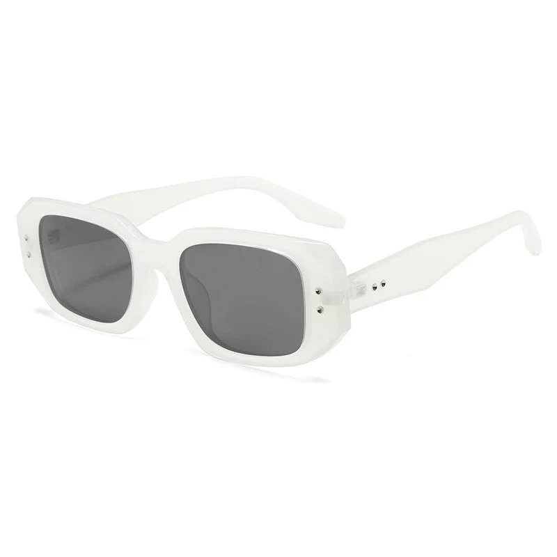 Dame moteriktig oversized solbrille med stilig ramme og UV-beskyttelse Luvikno