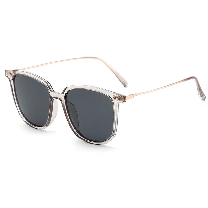 Dame moteriktig oversized solbrille med robust ramme og UV-beskyttelse Luvikno