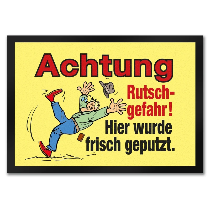 Rutschiger Boden Fußmatte in 35x50 cm