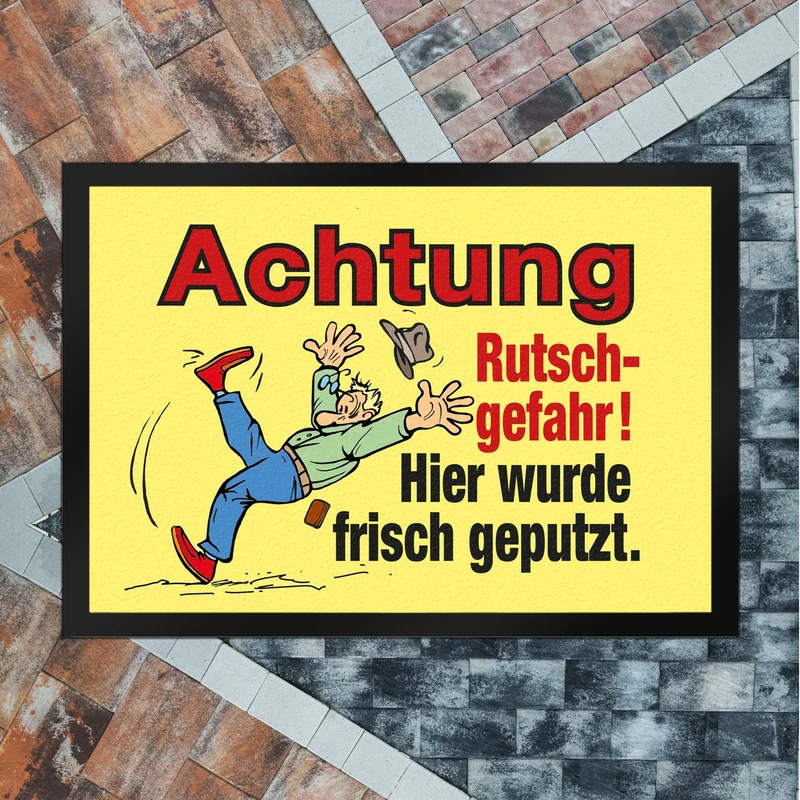 Rutschiger Boden Fußmatte in 35x50 cm