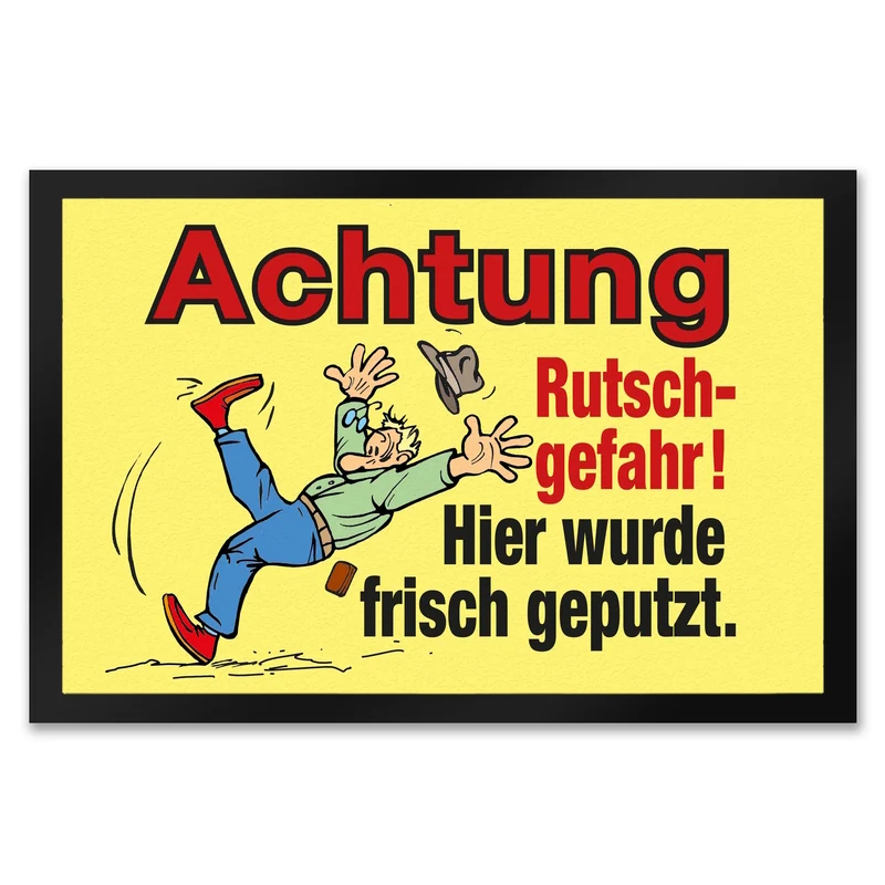 Rutschiger Boden Fußmatte in 35x50 cm