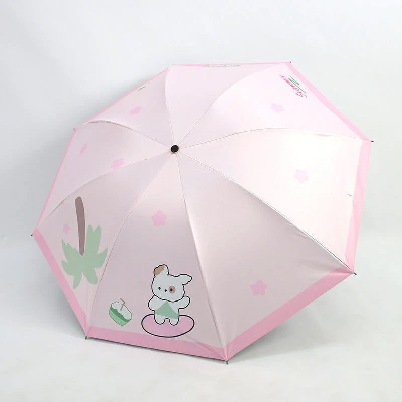 Dame Faltbar Paraply med Søtt Design Luvikno