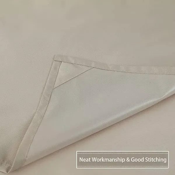 Garvee Tenda Doccia Impermeabile con Magneti e Occhielli Metallici per Bagno e Hotel, Microfibra Lavabile, Taglie Varie, Toni Neutri