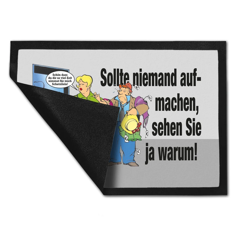 Nimm dir Zeit, Schatzilein! Fußmatte in 35x50 cm
