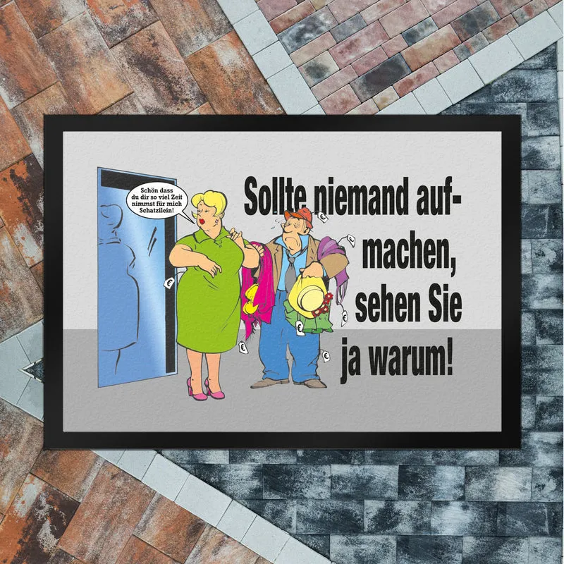 Nimm dir Zeit, Schatzilein! Fußmatte in 35x50 cm