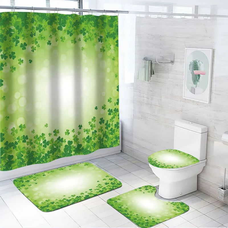 Wasserfester Duschvorhang zum St. Patrick's Day