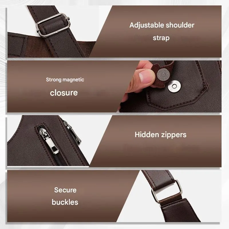 ShadowCarry Pro – Diskret Skulderveske for Menn | Luvikno