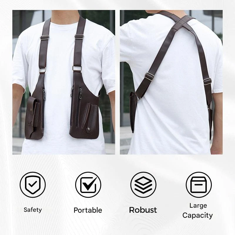 ShadowCarry Pro – Diskret Skulderveske for Menn | Luvikno