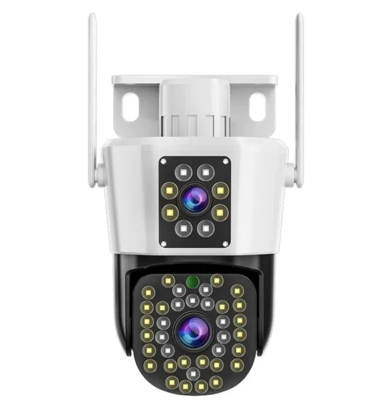 DualGuard Max 2-Pack – 360° Sikkerhetskamera Sett med Nattvisjon | Luvikno