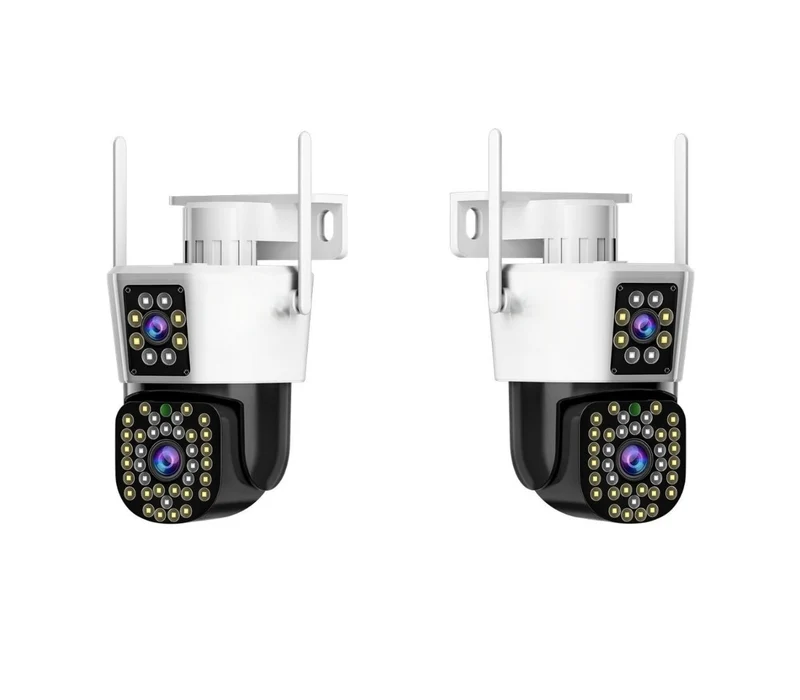 DualGuard Max 2-Pack – 360° Sikkerhetskamera Sett med Nattvisjon | Luvikno
