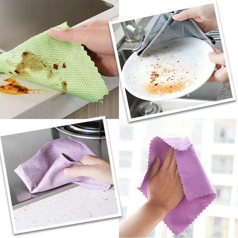 Soft Touch Wonder Cloth – Stripe-Free Rengjøring av Glass, Speil & Rustfritt Stål | Luvikno