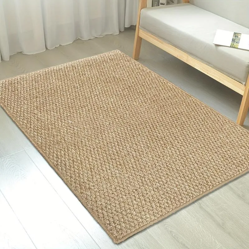 Jute Gulvmatte – Stilig Ikke-Sklisikker Gulvmatte med Smussavvisende Egenskaper | Luvikno