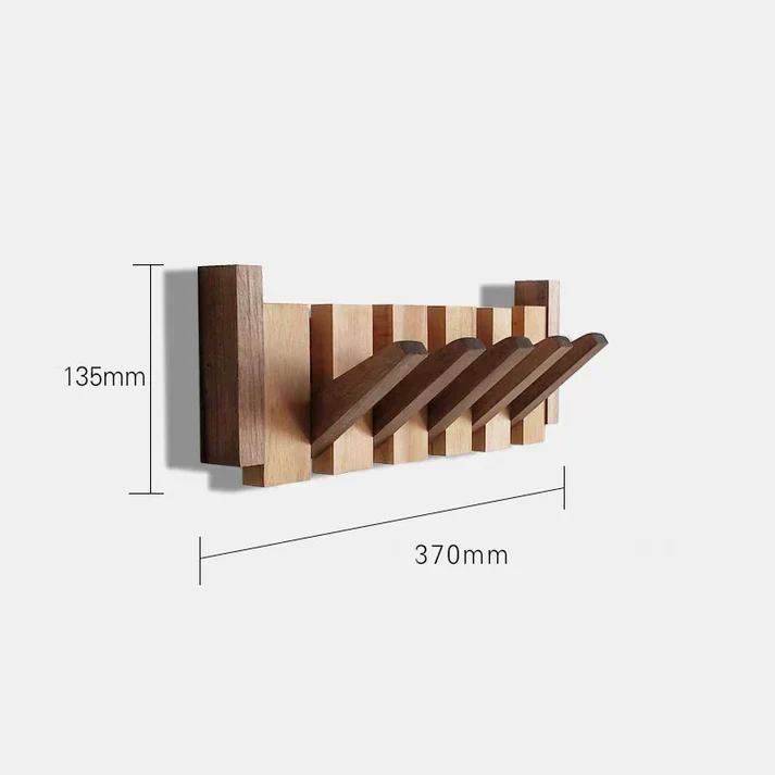 HarmonyCoat Piano Wood Kleshenger – Dekorative Kroker for Gang og Stue | Luvikno