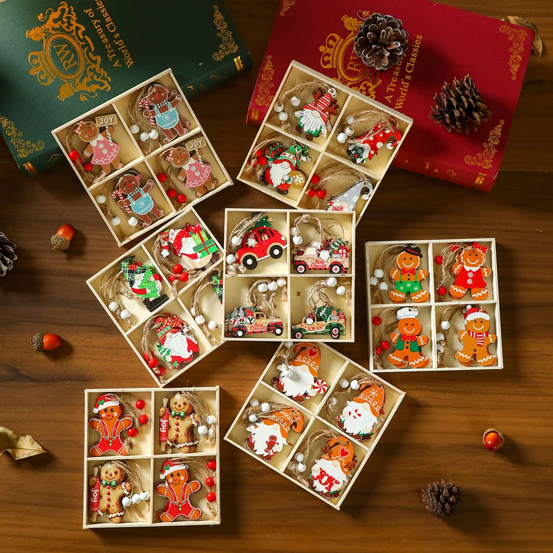 Decorative Holiday Gnome Ornaments Stornfield