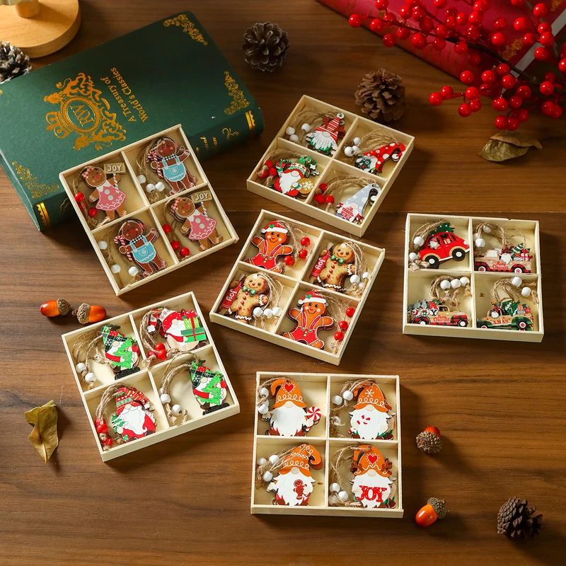 Decorative Holiday Gnome Ornaments Stornfield