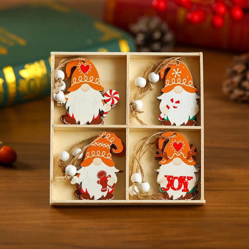 Decorative Holiday Gnome Ornaments Stornfield