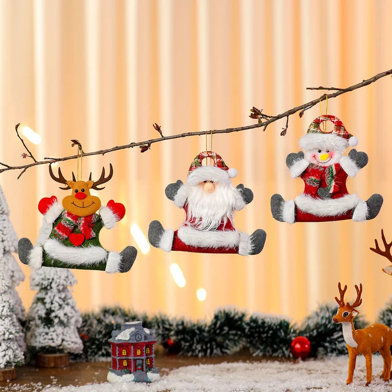Decorative Felt Santa Ornament Stornfield