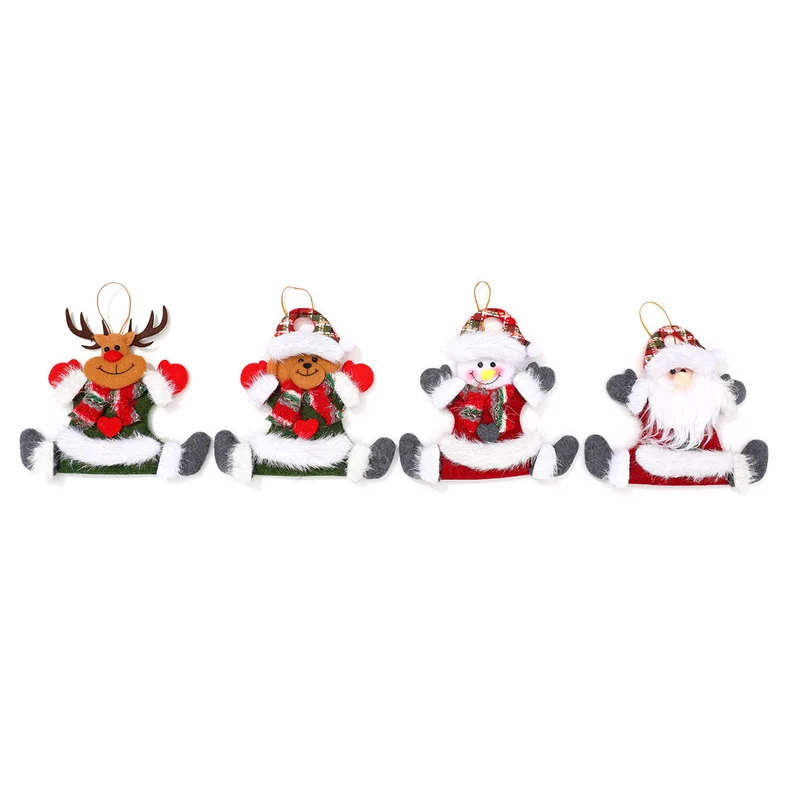Decorative Felt Santa Ornament Stornfield