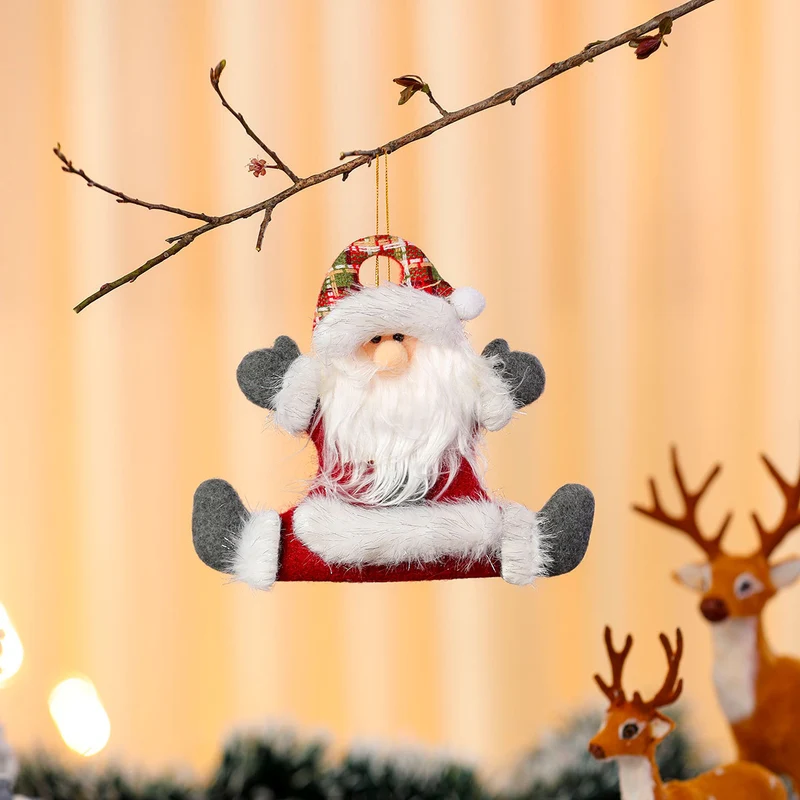 Decorative Felt Santa Ornament Stornfield