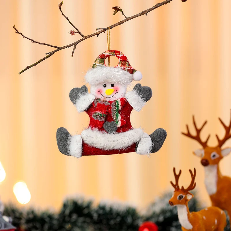 Decorative Felt Santa Ornament Stornfield