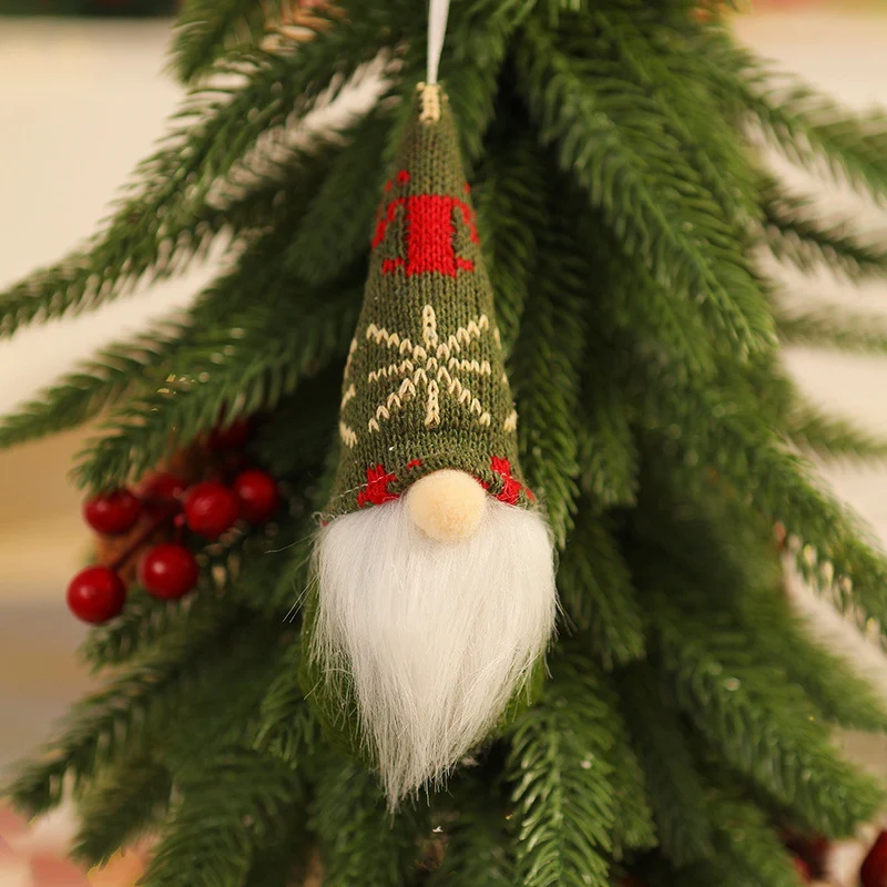 Decorative Felt Santa Gnome Ornament Stornfield